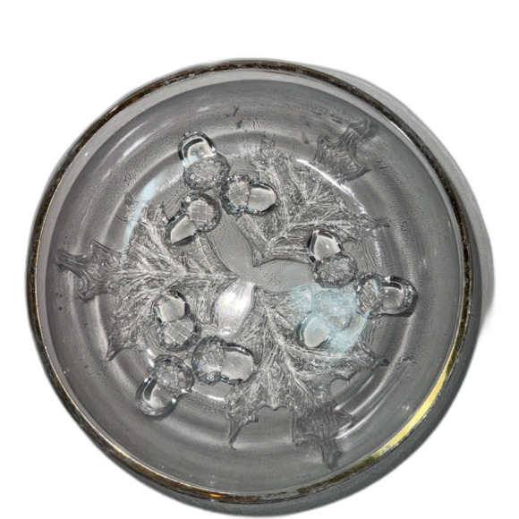 Vintage Small Clear Federal Glass Decorative Bowl- 6 inches wide & 1.5" tall - Picture 3 of 4